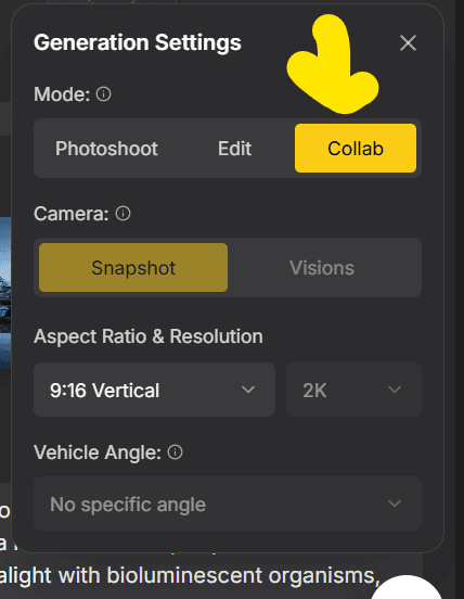 Step 2 – Switch to Collab Mode (iOS)