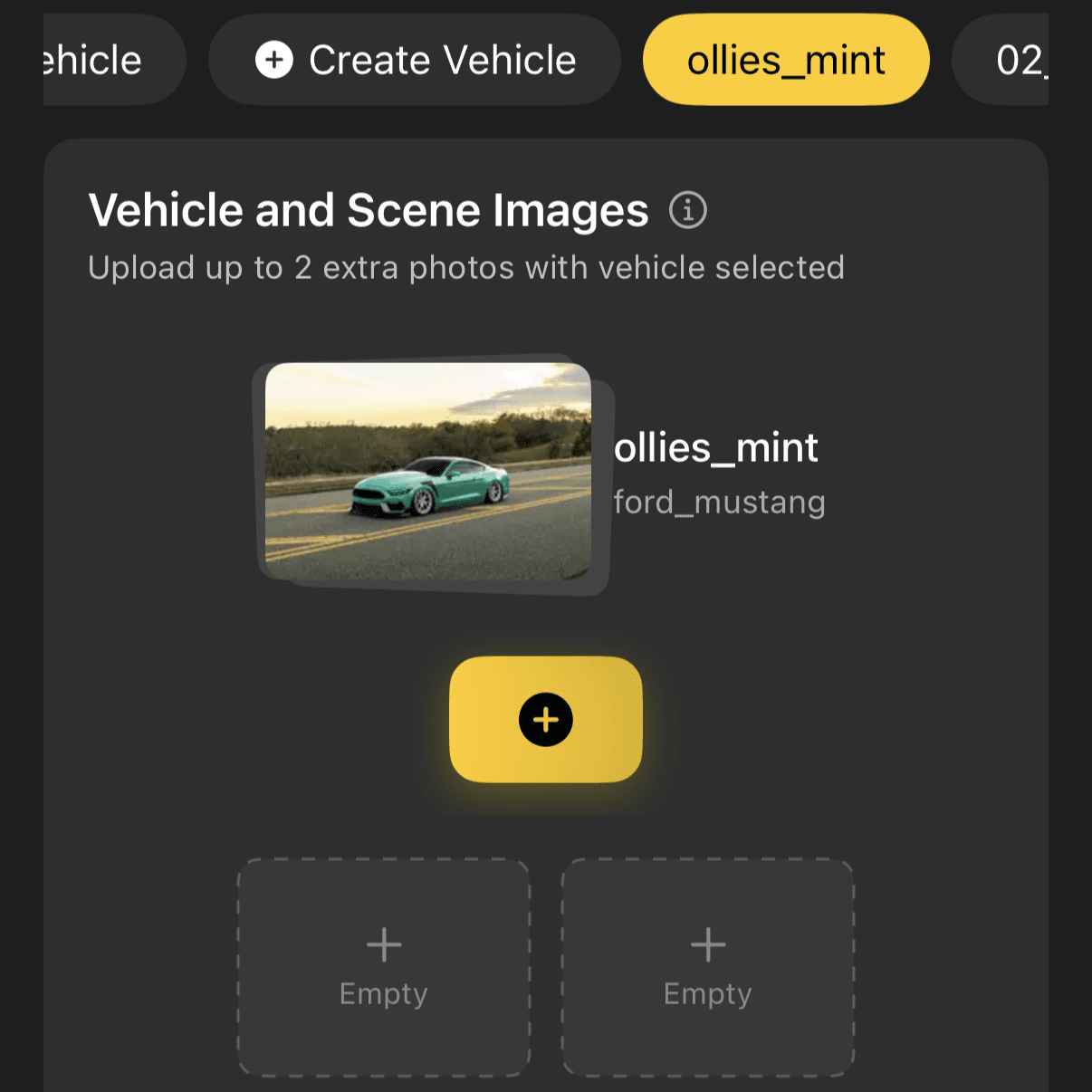 Step 5 – Select Your Vehicle (iOS)
