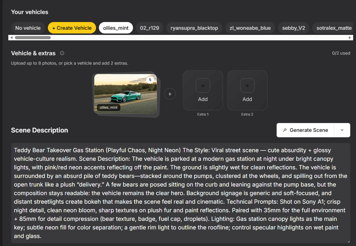 Step 5 – Select Your Vehicle (Web)