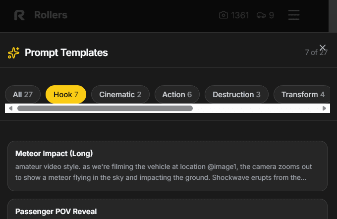 Step 4 – Open the Hook Category (Web)