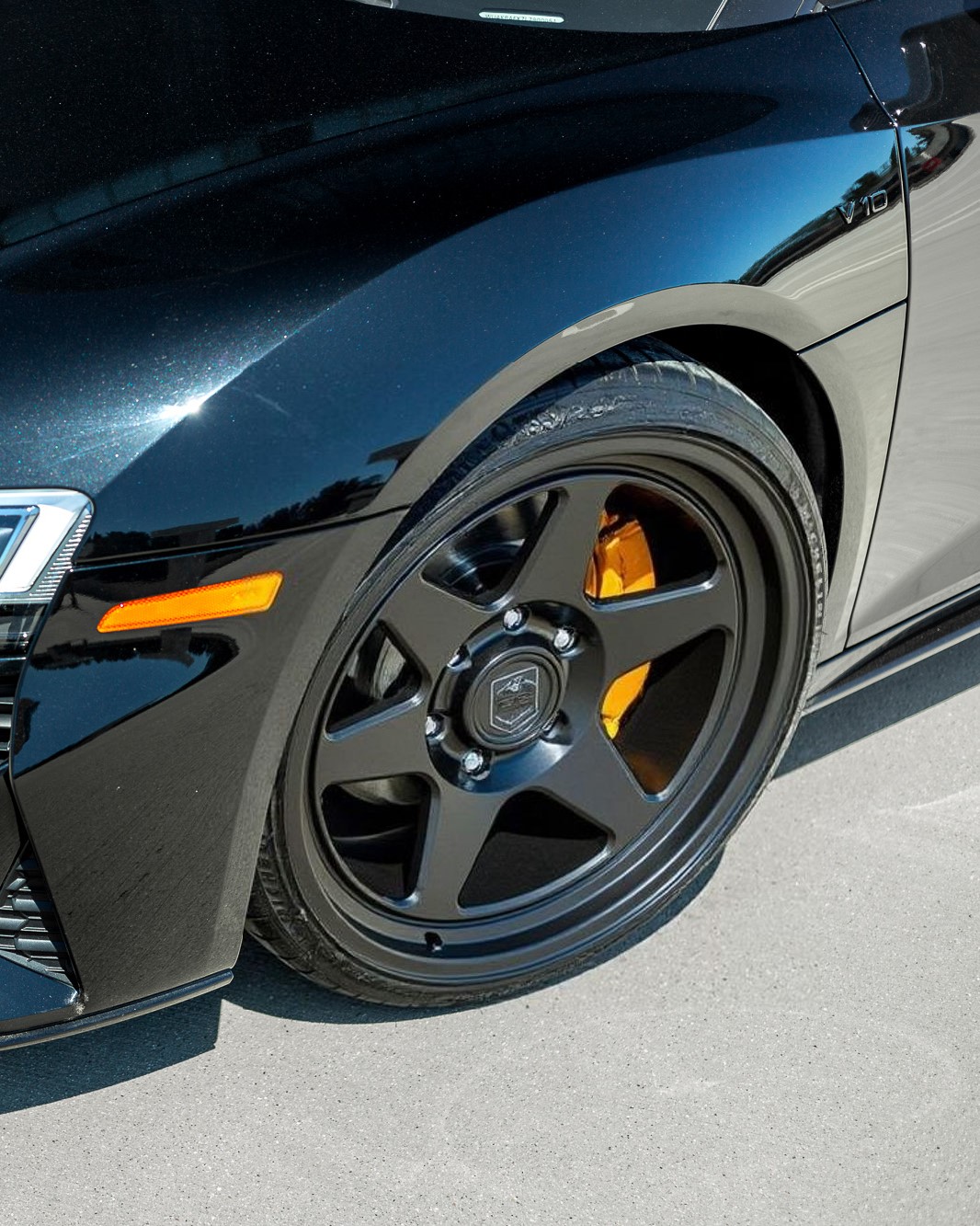 Wheel visualizer result 2 — AI-generated wheel swap by Rollers