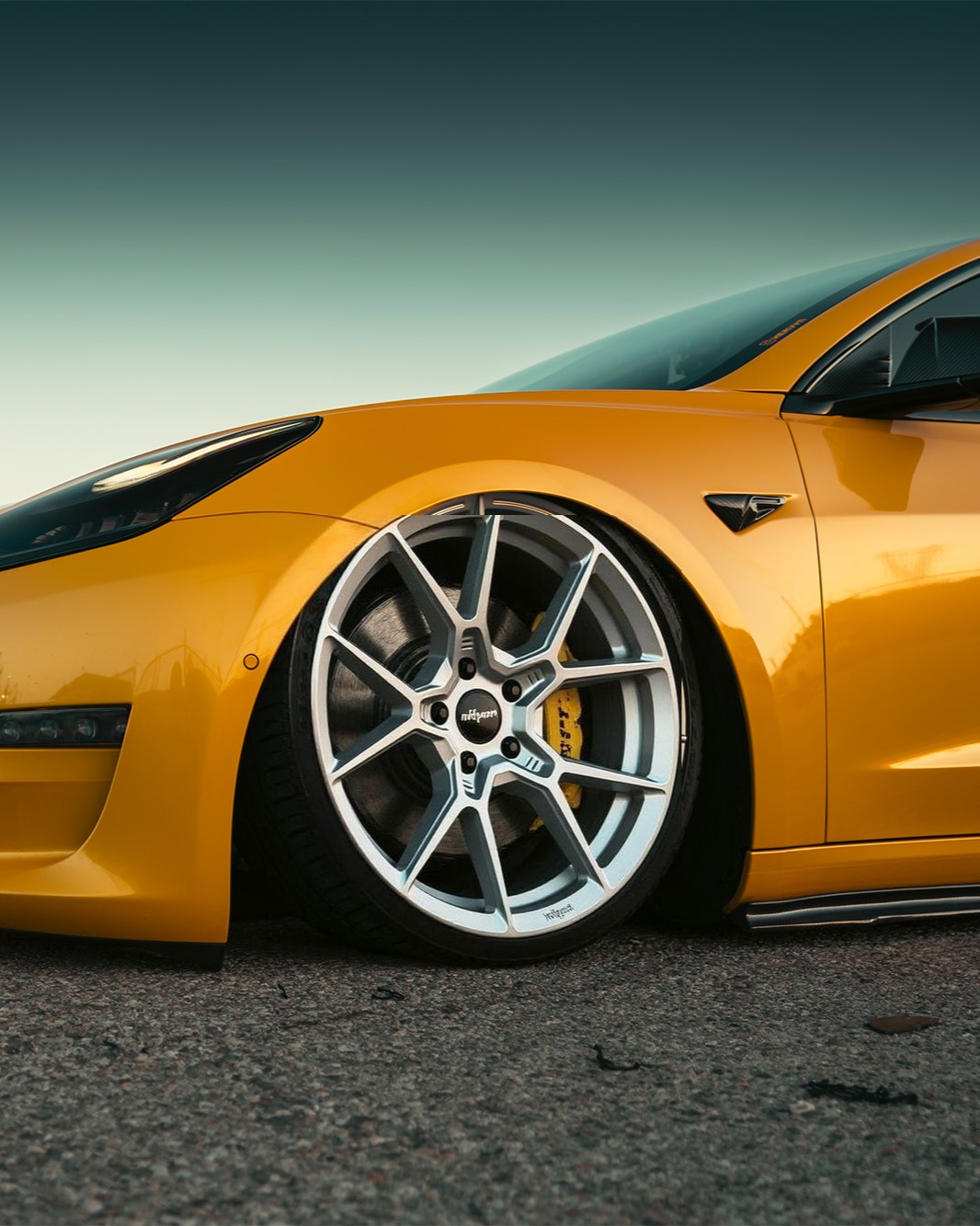 Wheel visualizer result 3 — AI-generated wheel swap by Rollers