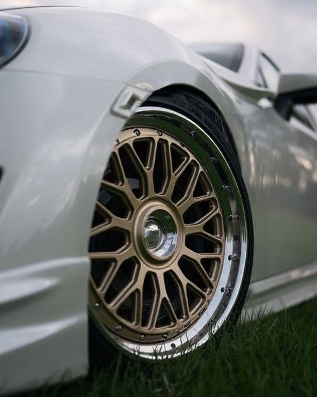 Wheel visualizer result 4 — AI-generated wheel swap by Rollers