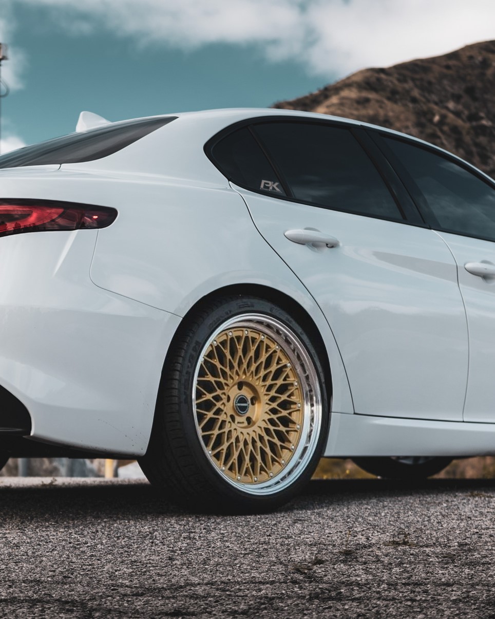 Wheel visualizer result 9 — AI-generated wheel swap by Rollers